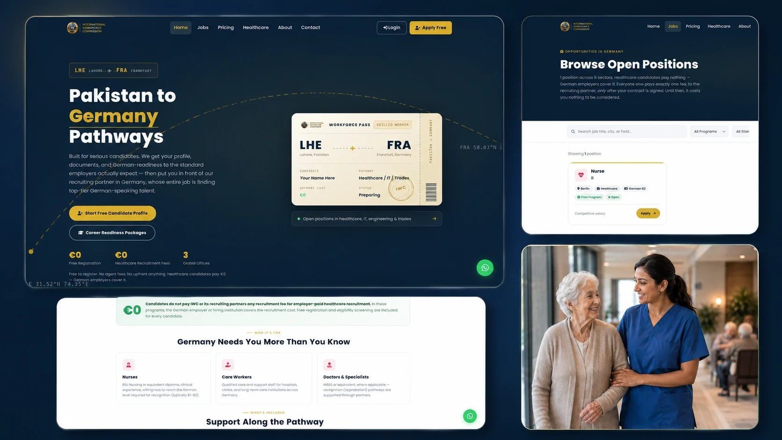 IWCommission live beta candidate-review platform interface